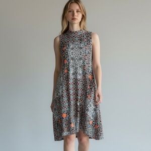 Anthropologie Maeve Small BOHO Mixed Print Dress